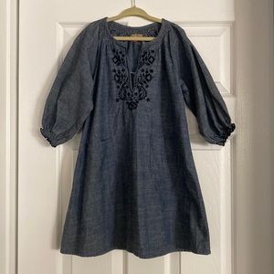 NWOT Pink Chicken Denim Dress